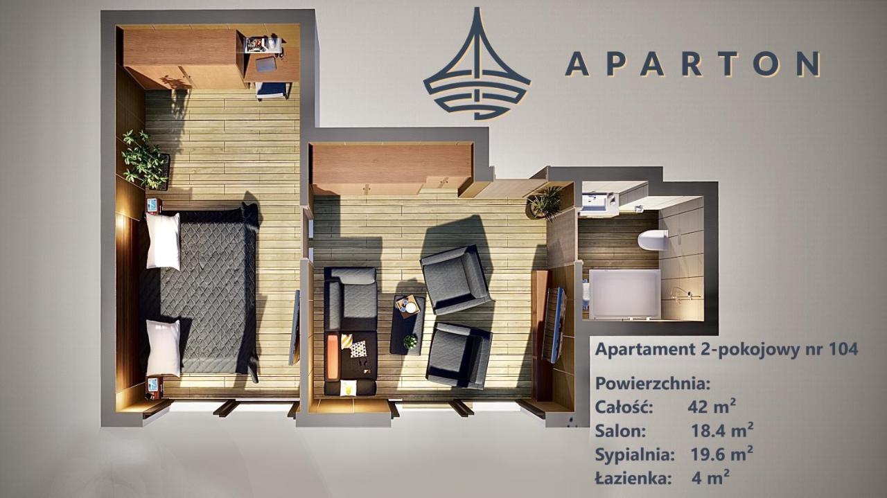 Aparton Ustka Bagian luar foto