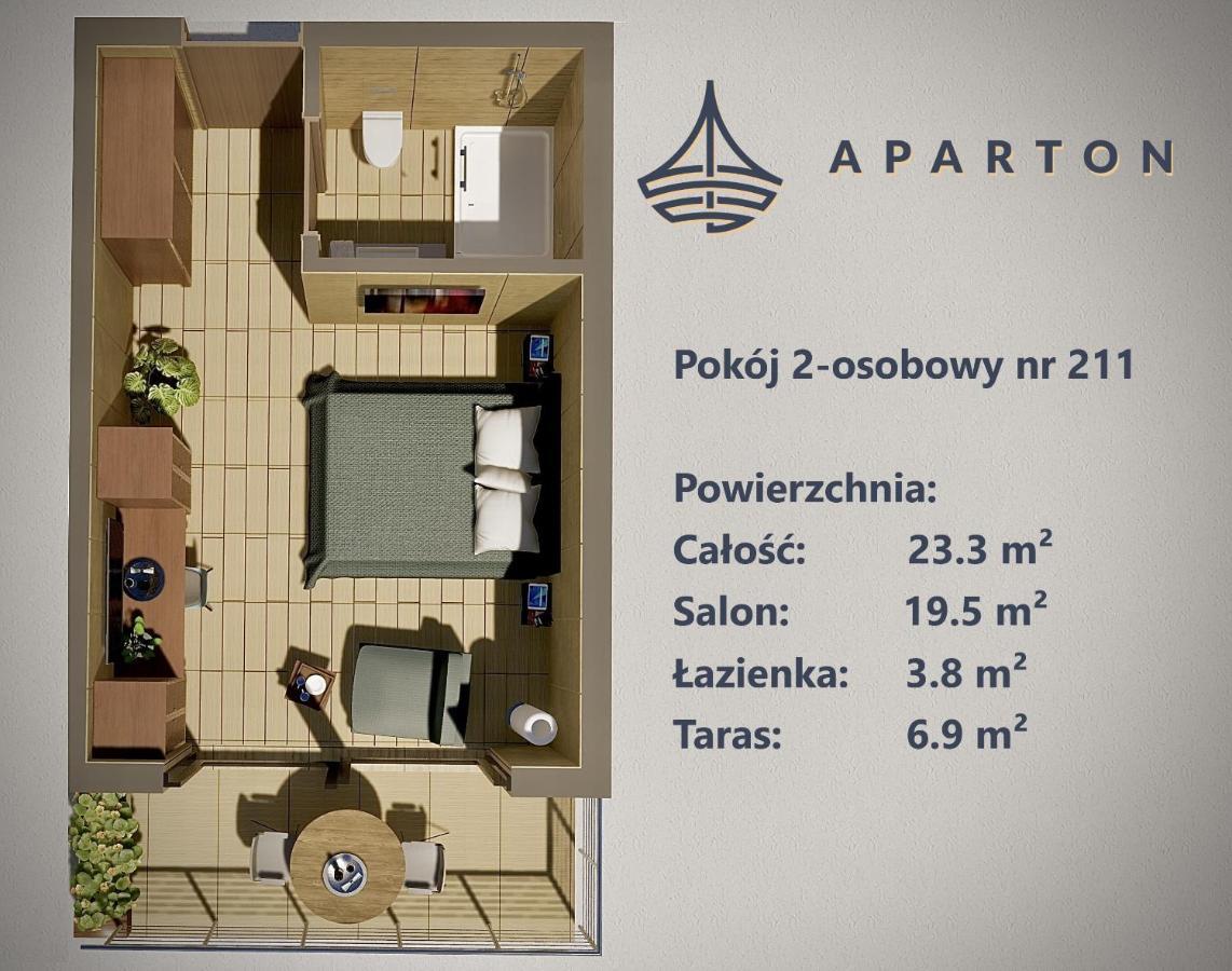 Aparton Ustka Bagian luar foto