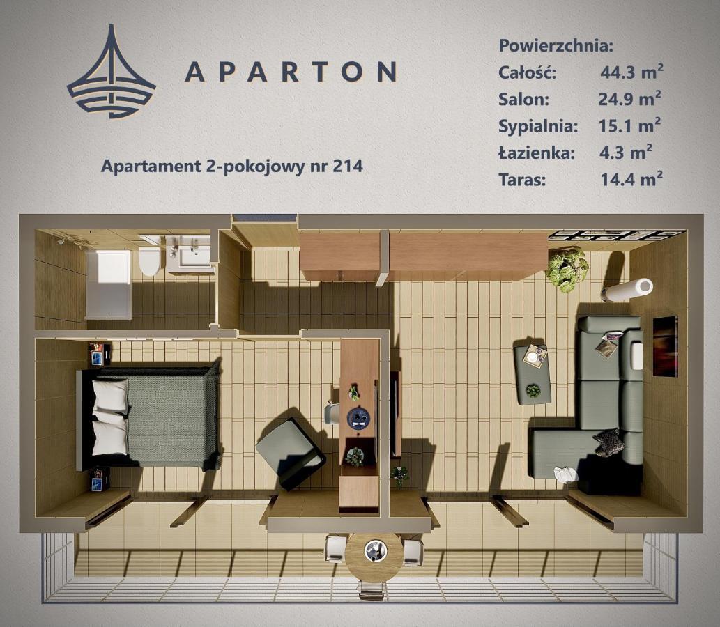 Aparton Ustka Bagian luar foto